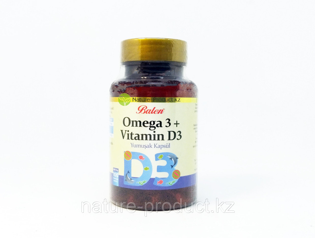 Omega3 + Vitamin D3 (Balen) Омега 3 + витамин Д3 Бален, Для сердца, кожи, суставов, от хронической усталости