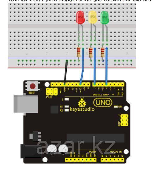 "Arduino starter kit" минимальный набор для новичков в Arduino - фото 2 - id-p95275935