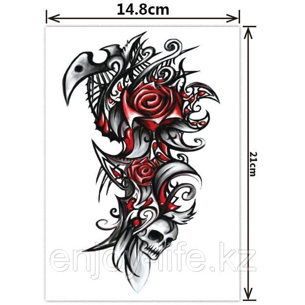 Временная татуировка 150х210 мм., фото 1