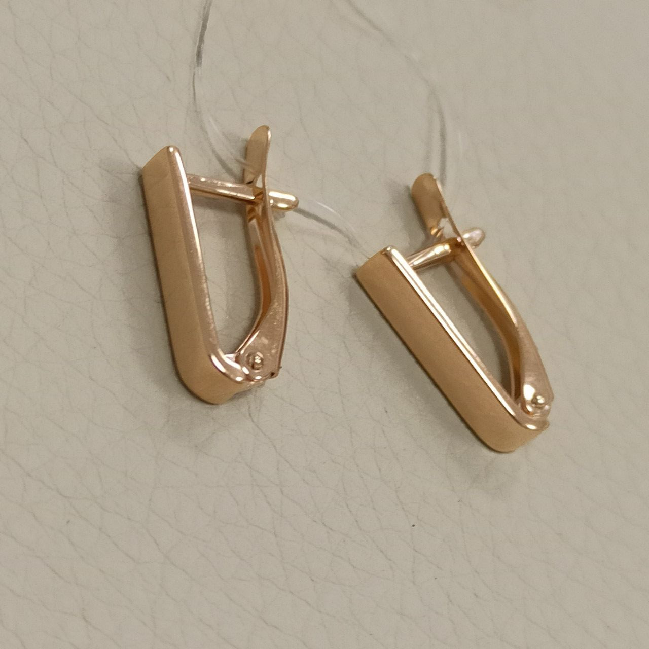 Серьги из красного золота