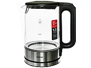 Чайник Centek CT-0032 стекло 1.7л, 2200Вт, Внутр.LED подсветка, Быстрое кипячение, Фильтр от накипи.