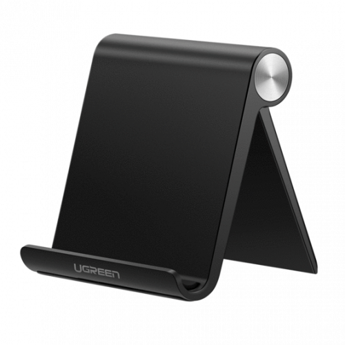 Подставка-держатель для телефона UGREEN LP106 Adjustable Portable Stand Multi-Angle (Black), 50747 - фото 1 - id-p94738975