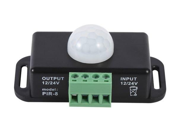 Коммутатор-выключатель с датчиком движения для светодиодной ленты 12-24 В, 8 А (Код: ) - фото 9 - id-p95302685
