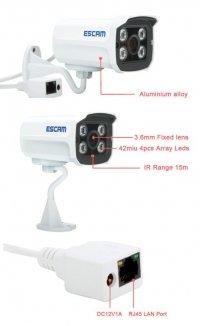 IP камера наружняя ESCAM Brick QD300 WIFI 720P (Код: ) - фото 4 - id-p95302696