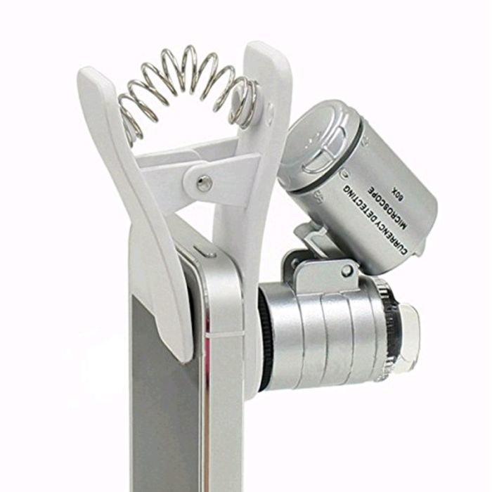 Микроскоп мини 60x для камеры смартфона - фото 4 - id-p95302787