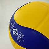 Мяч волейбольный Mikasa V330W NEW, желтый цвет, 5 размер, фото 3