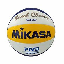 Мяч для пляжного волейбола Mikasa VLS300, белый цвет, 5 размер