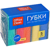 OfficeClean "Maxi" ыдыстарына арналған губкалар, абразивті қабаты бар к бік резеңке, 9*6,5*2,7 қараңыз, 5 дана.