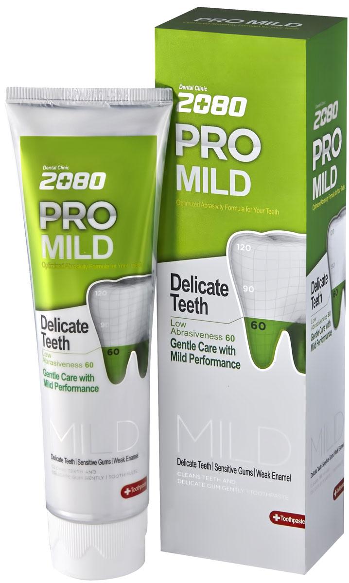 Зубная паста KeraSys Dental Clinic 2080, Pro-Mild, МЯГКАЯ ЗАЩИТА Для чувствительных зубов и десен Мятный вкус