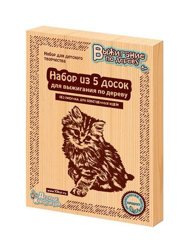 Набор досок для выжигания без рисунка. Для собственных идей, 5 шт. арт.01731 - фото 1 - id-p95309567