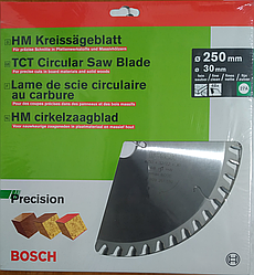 Пильный диск по дереву Bosch Precesion 250x30, z48 (Франция)