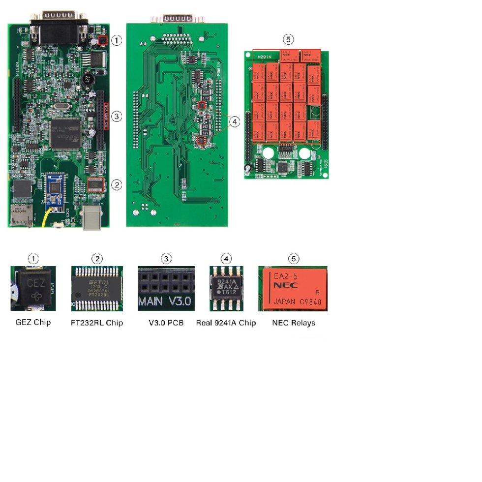 Диагностический автосканер TCS Multidiag pro USB + Bluetooth - фото 3 - id-p95314809