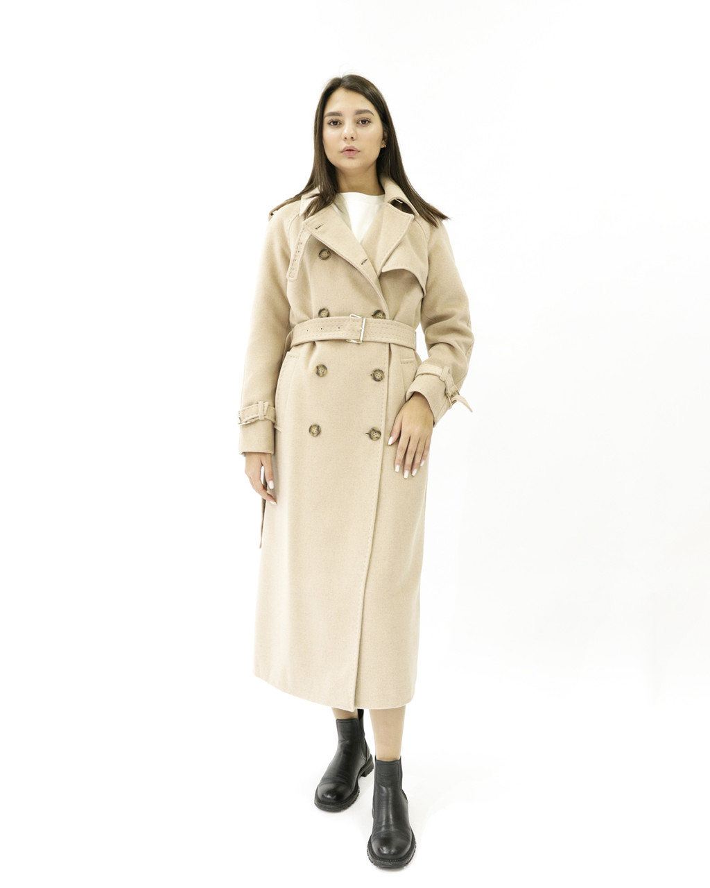 Женское пальто "UM&H rafaello113" бежевый, фото 1