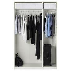 Гардероб ПАКС ФОРСАНД белый 150x60x236 см ИКЕА, IKEA, фото 2