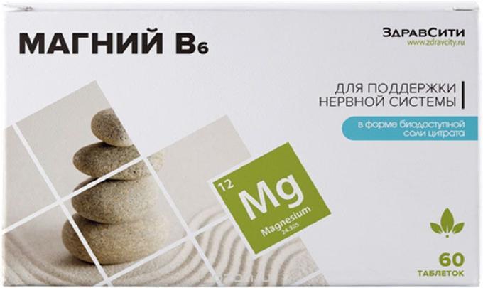 Магний + В6 600мг №60 табл.(Лидер Плюс)