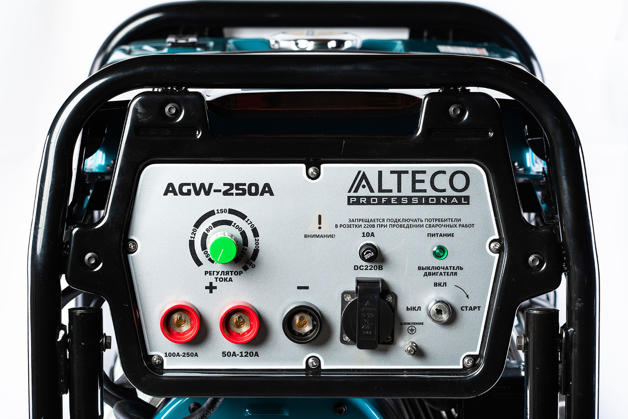 Бензиновый генератор сварочный ALTECO AGW 250 A - фото 4 - id-p78199709