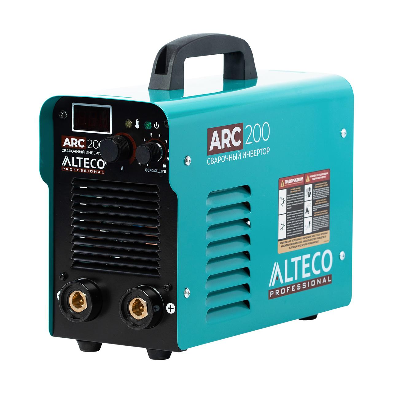 Сварочный аппарат ALTECO ARC 200 Professional (Ручная дуговая сварка) - фото 1 - id-p72652713