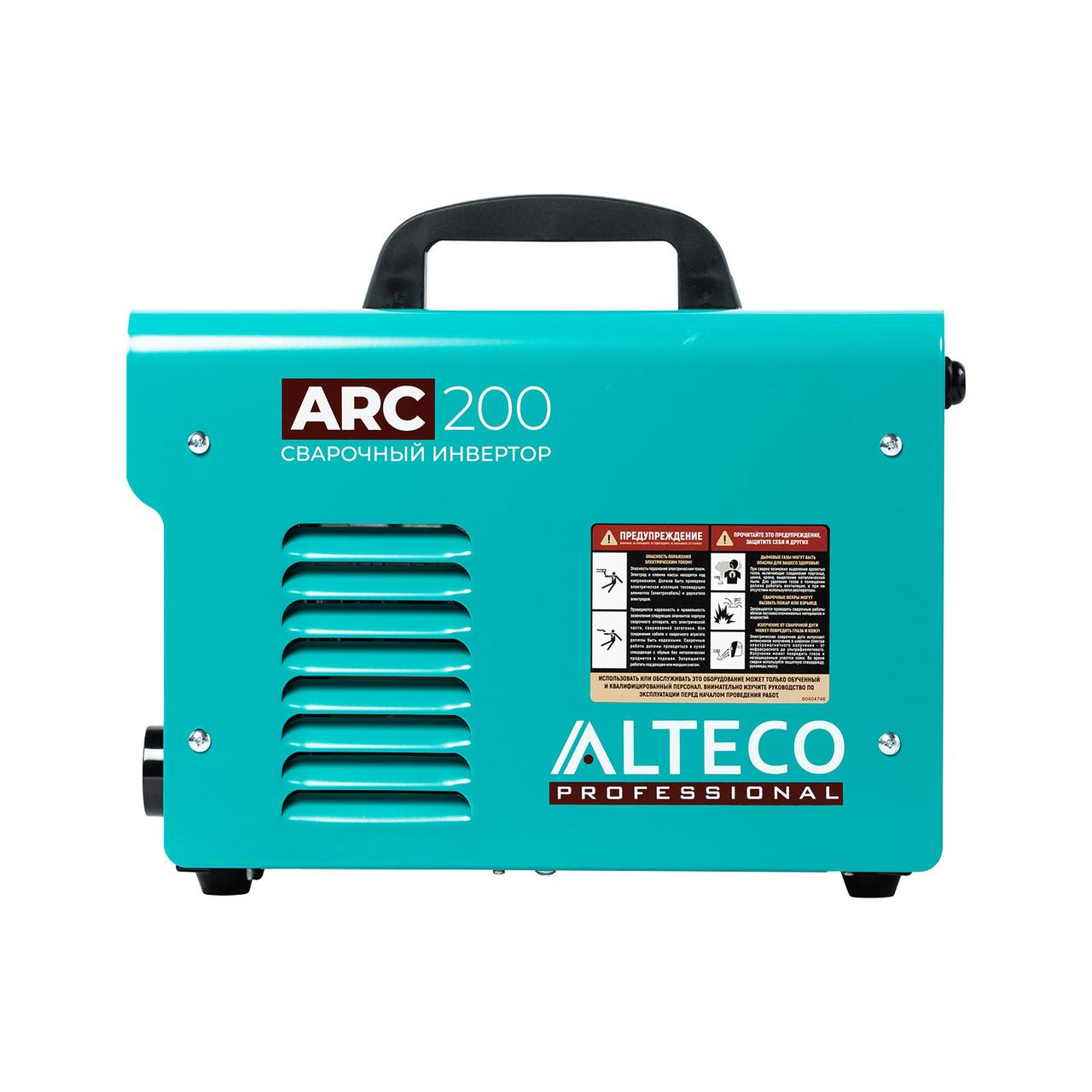 Сварочный аппарат ALTECO ARC 200 Professional (Ручная дуговая сварка) - фото 9 - id-p72652713