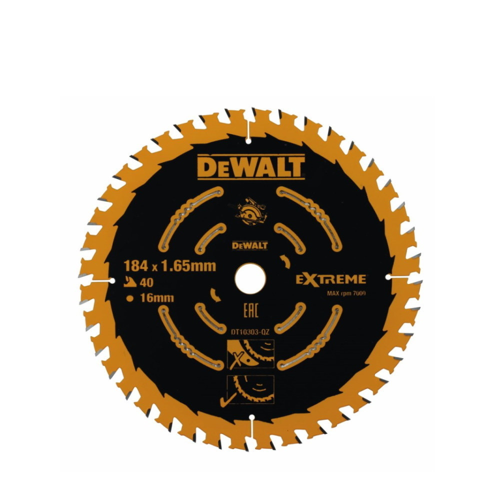DeWalt, DT10304, Пильный диск EXTREME 190/30 1.65 24 WZ +18°
