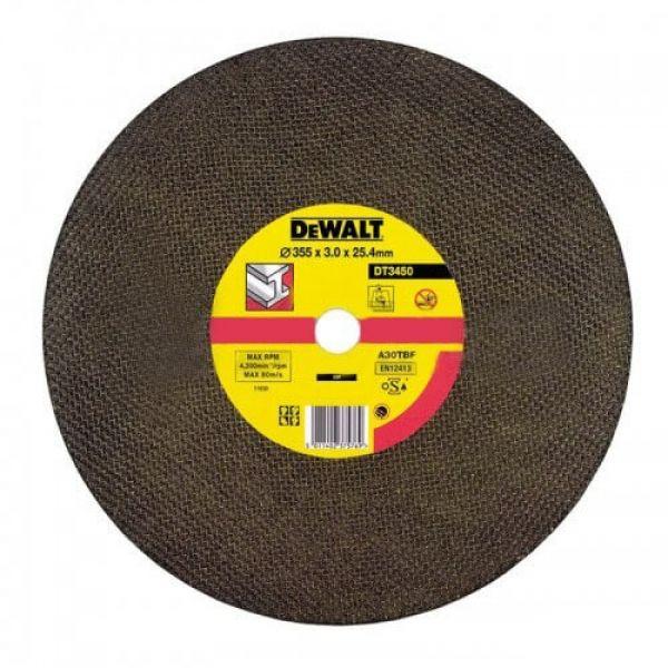 DeWalt, DT3450, Отрезной круг по металлу для монтажных пил, 355 x 25.4 x 3 мм, тип 1 (плоский)