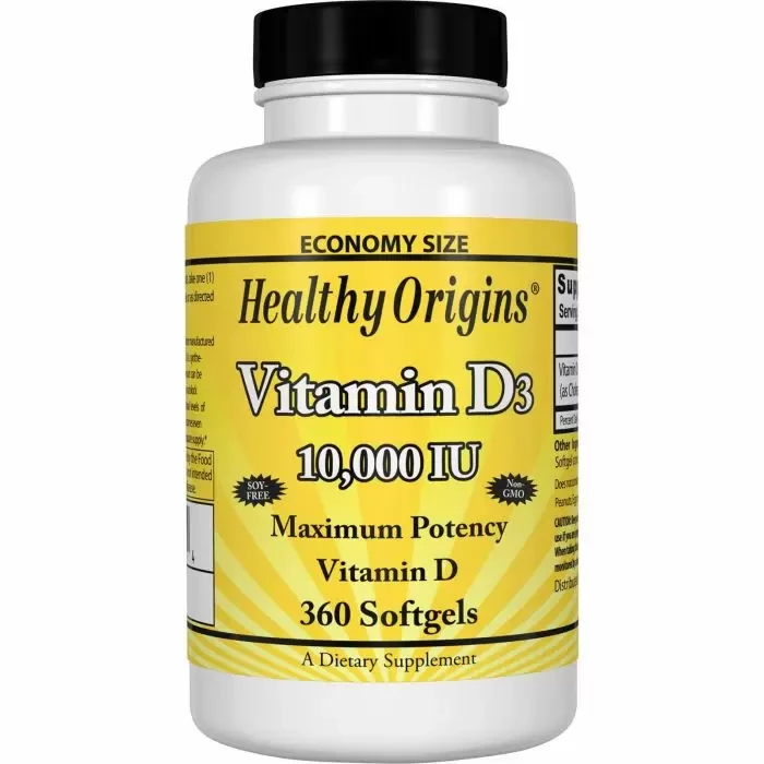 Витамины Healthy Origins Vitamin D3 10000 IU 360 капс