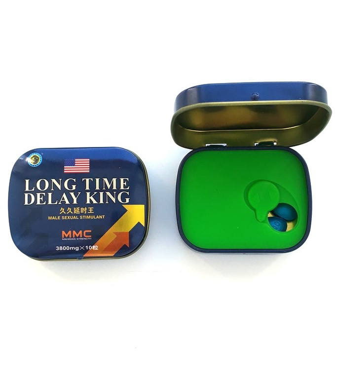 Long time delay king виагра средство для повышения потенции, банка железо 3800мг*10таблеток