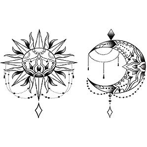 Временная татуировка 150х210 мм.