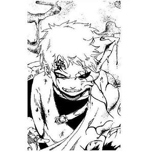 Временная аниме-тату 80х110 мм.