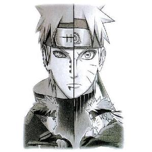 Временная аниме-тату 80х110 мм.