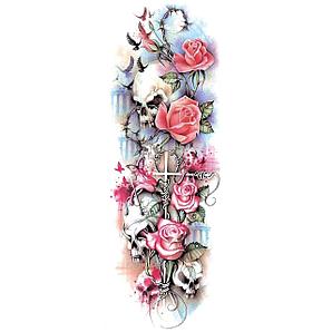 Временная татуировка "Рукав" 170х480 мм.