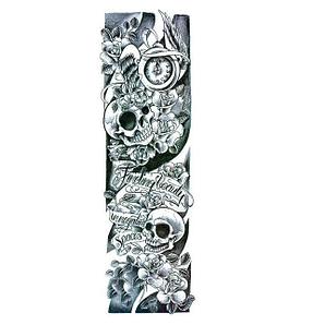 Временная татуировка "Рукав" 170х480 мм.