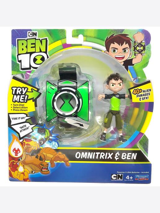 Ben 10 Игровой набор базовый (фигурка Бена 12,5 см + часы Омнитрикс) - фото 1 - id-p95228517