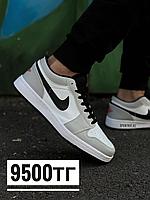 Кеды Nike Jordan низк сер бел чер лого, фото 1