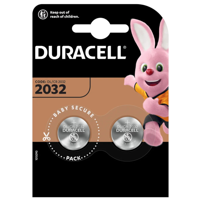 Батарейка Duracell CR 2032, 2шт