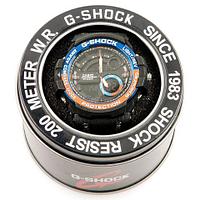 Часы наручные реплика Casio G-SHOCK GulfMaster {двойное время, минеральное стекло, пыле- влагозащита} (Чистая
