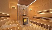 Термостойкая светодиодная лента теплого свечения для бани и сауны 5 п/м (нейтрально-белый) 24в., фото 10