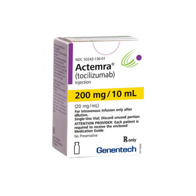 Актемра - Actemra (Тоцилизумаб) 80 мг/4 мл; 200 мг/10 мл; 400 мг/20 мл