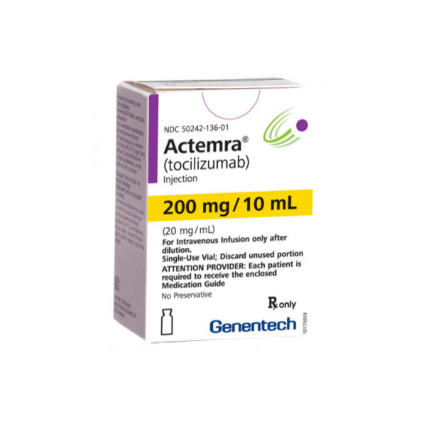 Актемра - Actemra (Тоцилизумаб) 80 мг/4 мл; 200 мг/10 мл; 400 мг/20 мл