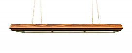 Лампа "Evolution" 3 секции ясень (ширина 600) (по образцу, с полосой серебра)