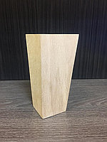 Ножка мебельная, деревянная, пирамида 12 см, бук., фото 1