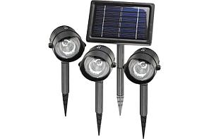 Набор светильников-прожекторов на солнечных батареях Светозар SV-57935-3