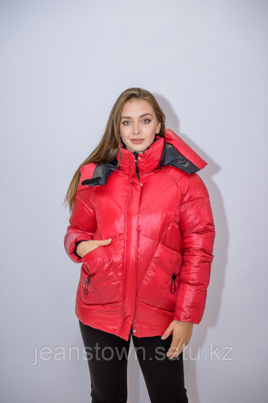 Куртка женская зимняя Evacana красная