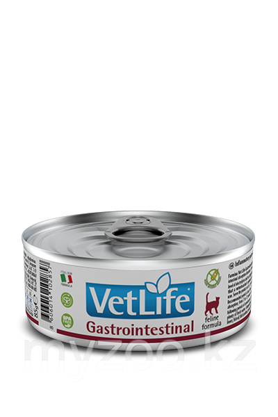 Фармина Vet Life Cat Gastro-intestinal Паштет диета д/кошек при наруш пищеварения, 85г