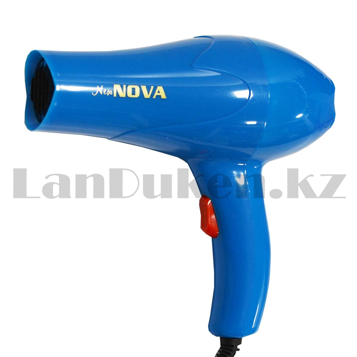 Фен для волос с 2 режимами скорости New NOVA NV-928 голубой - фото 7 - id-p95349673