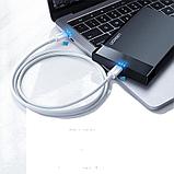 UGREEN 60519 Кабель US264 USB 2.0 Type-C (M) - USB 2.0 Type-C (M), ABS Cover 1.5m (White), фото 2