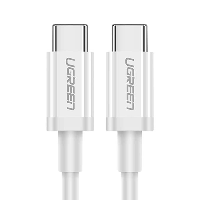 UGREEN 60518 Кабель US264 USB 2.0 Type-C (M) - USB 2.0 Type-C (M), ABS Cover 1m (White) - фото 4 - id-p95351897
