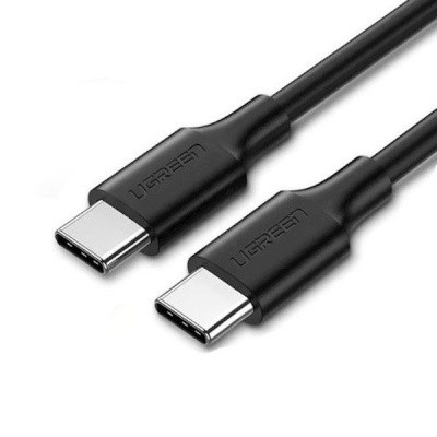 UGREEN 50998 Кабель US286 USB 2.0 Type C to Type C Cable Nickel Plating 1.5m (Black)