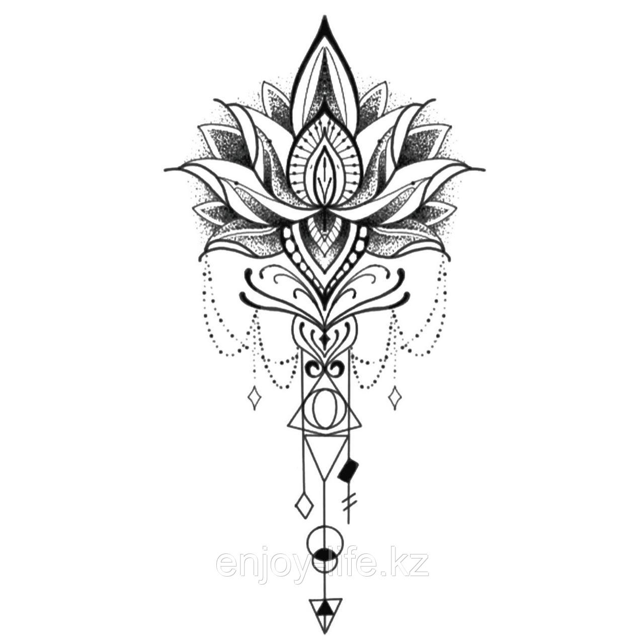 Временная татуировка 95х190 мм., фото 1