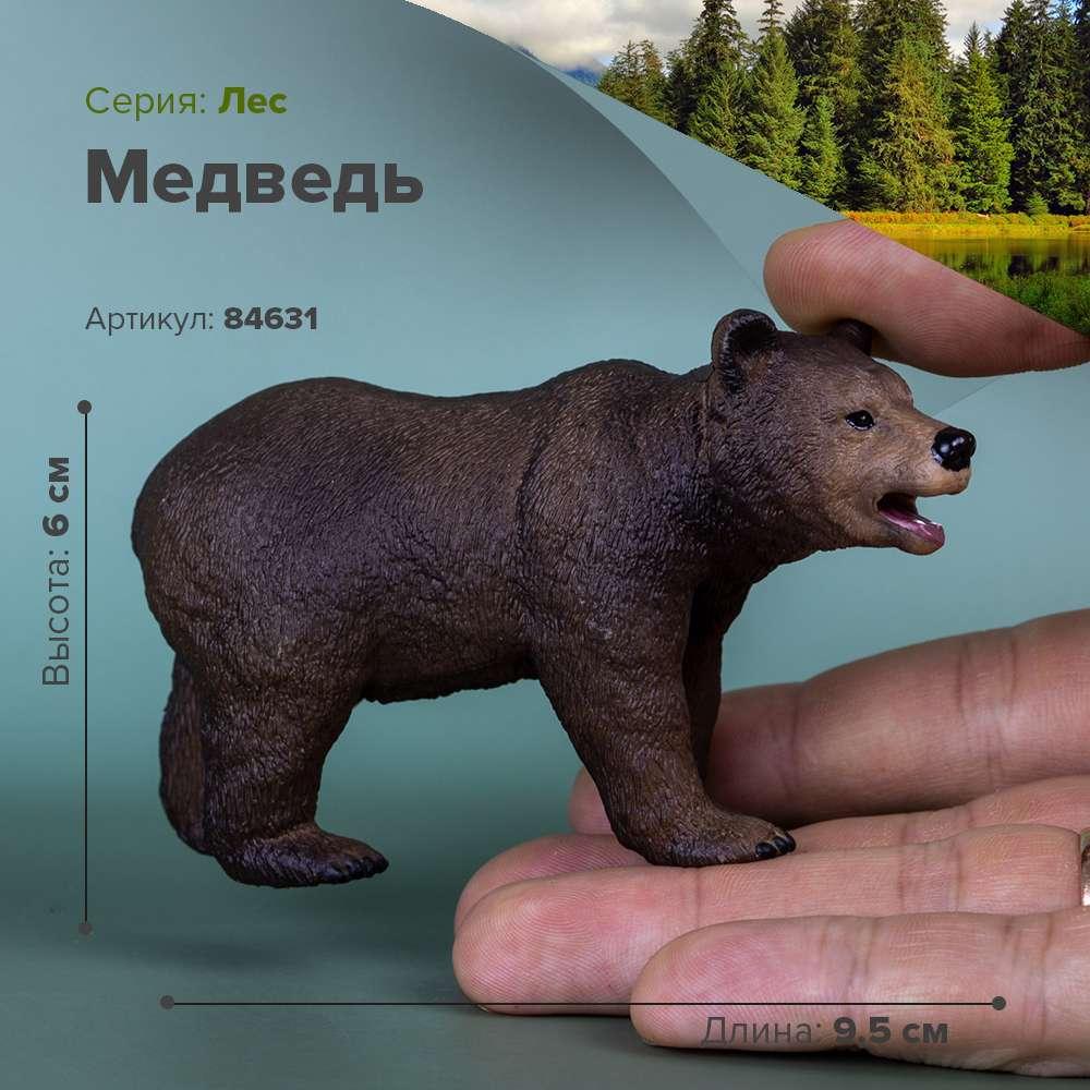 Derri Animals Фигурка Бурый Медведь 10 см. 84631