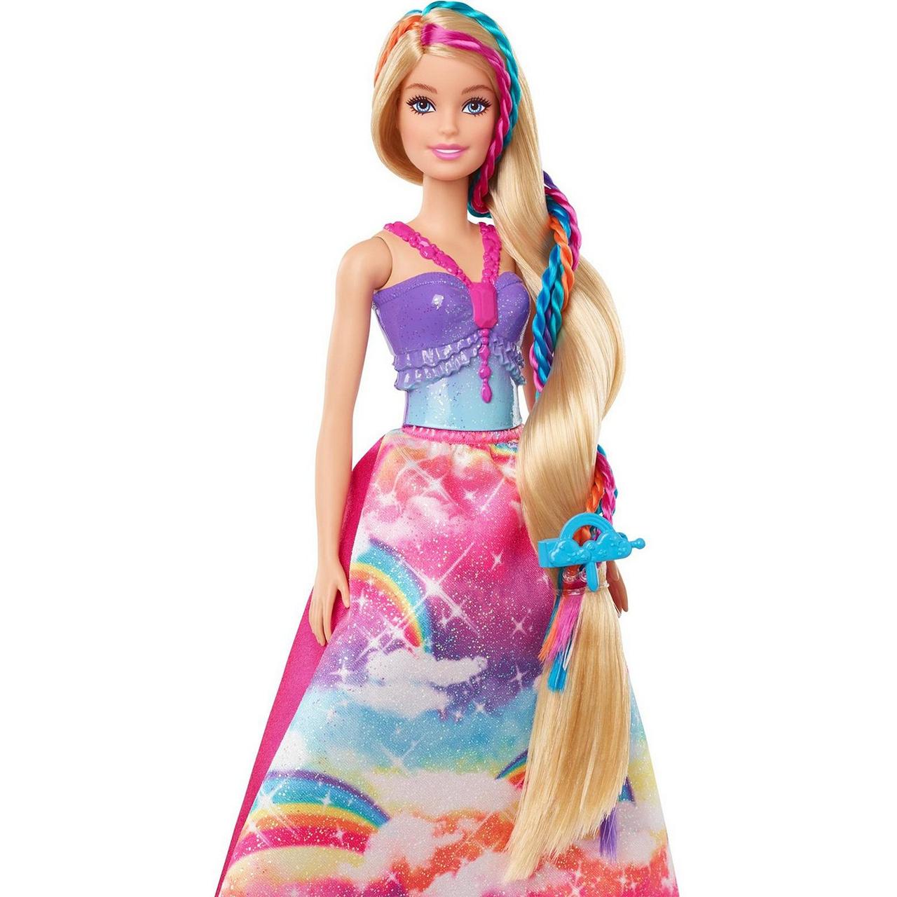 Barbie "Дримтопия" Кукла Барби Прицесса с аксессуарами для волос - фото 4 - id-p95382768